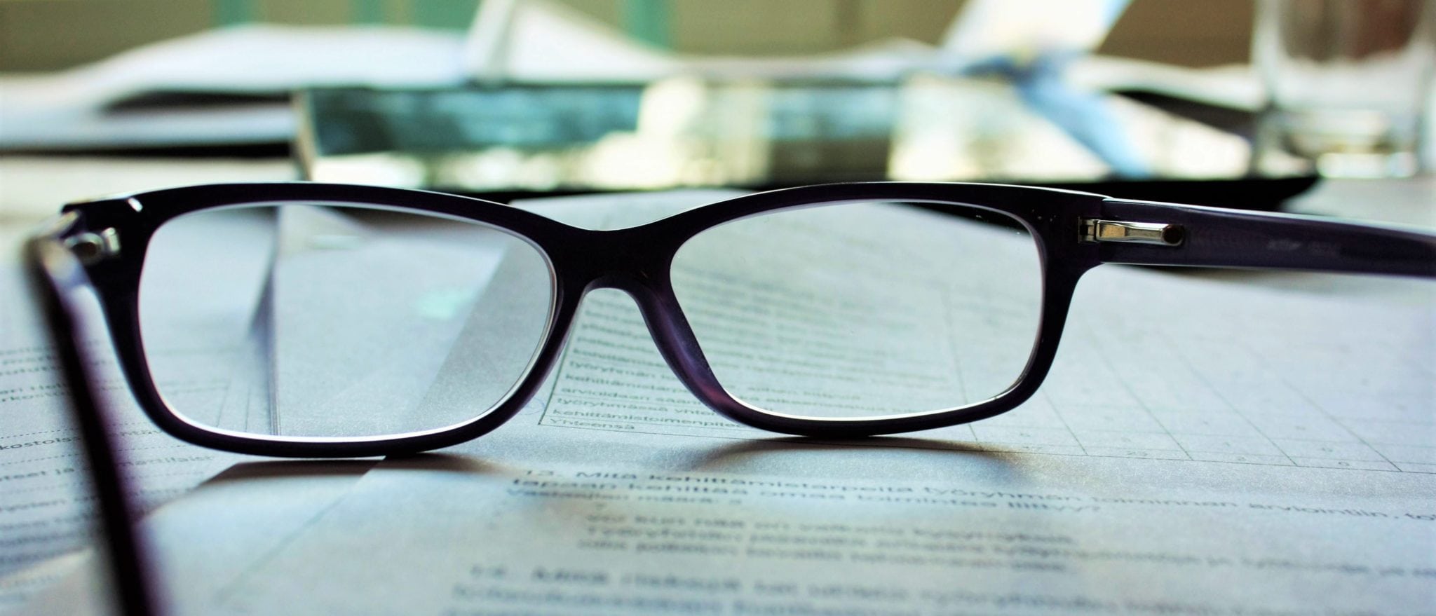 Optician performing an NHS-funded eye examination